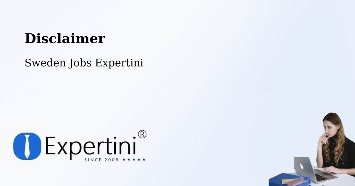 Disclaimer – Avesta - Sweden Jobs Expertini